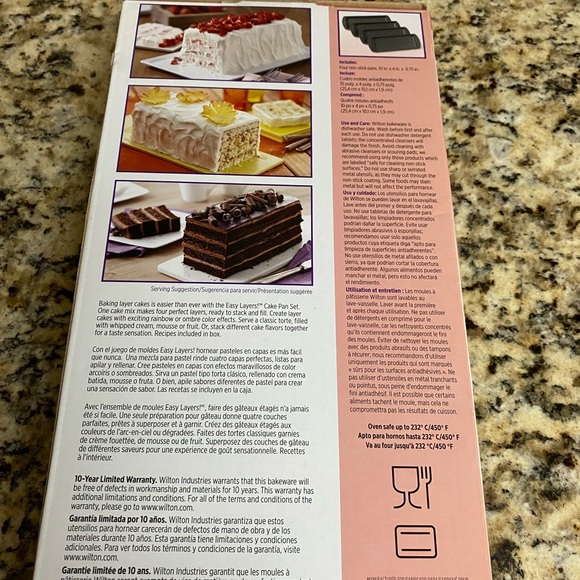 Kitchen Wilton Easy Layers Loaf Cake Set Poshmark